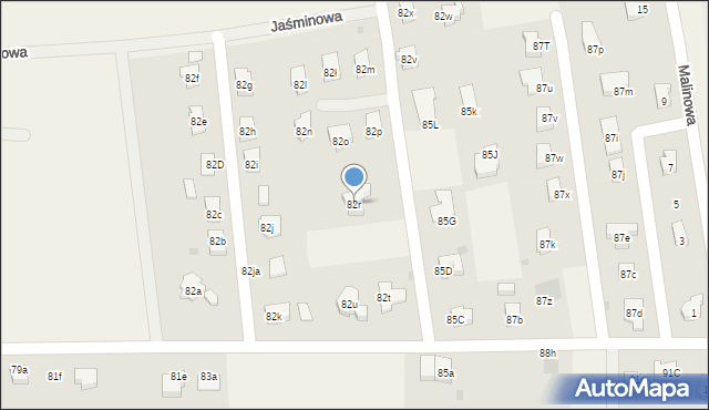 Chróstnik, Chróstnik, 82r, mapa Chróstnik