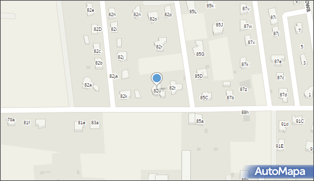 Chróstnik, Chróstnik, 82u, mapa Chróstnik