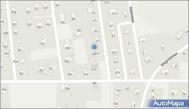 Chróstnik, Chróstnik, 87k, mapa Chróstnik