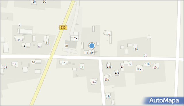 Chróstnik, Chróstnik, 8a, mapa Chróstnik