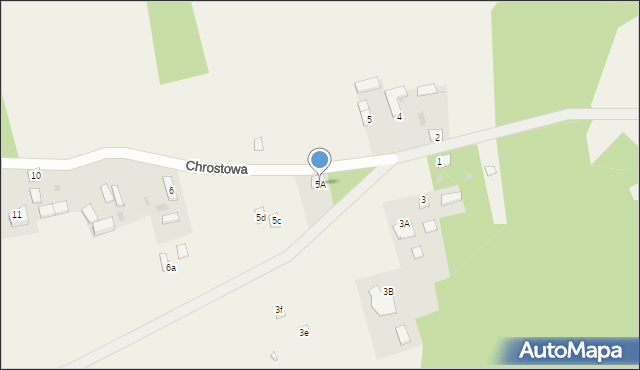 Chrostowa, Chrostowa, 5A, mapa Chrostowa