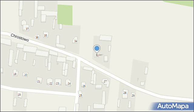 Chrostowo, Chrostowo, 31a, mapa Chrostowo