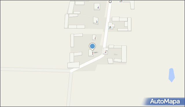 Chrostowo, Chrostowo, 1, mapa Chrostowo