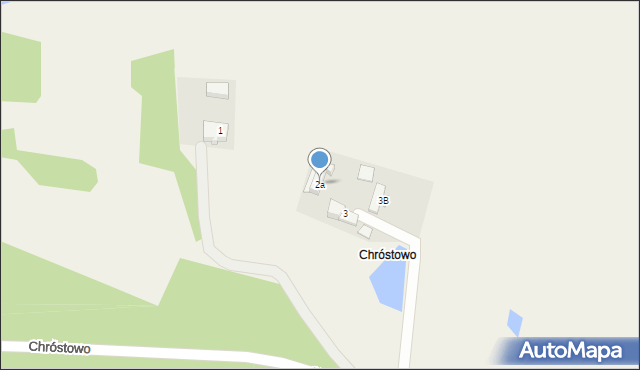 Chróstowo, Chróstowo, 2a, mapa Chróstowo