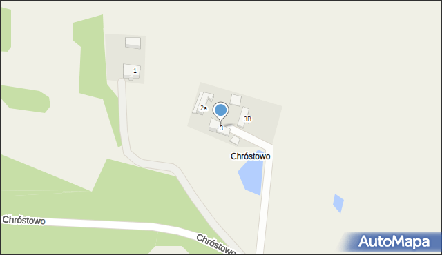 Chróstowo, Chróstowo, 3, mapa Chróstowo