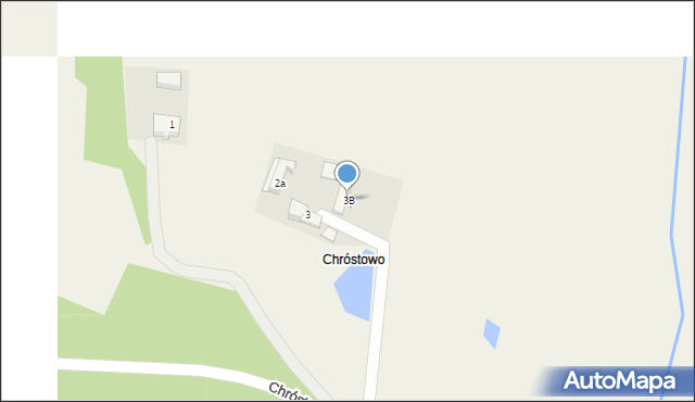 Chróstowo, Chróstowo, 3B, mapa Chróstowo
