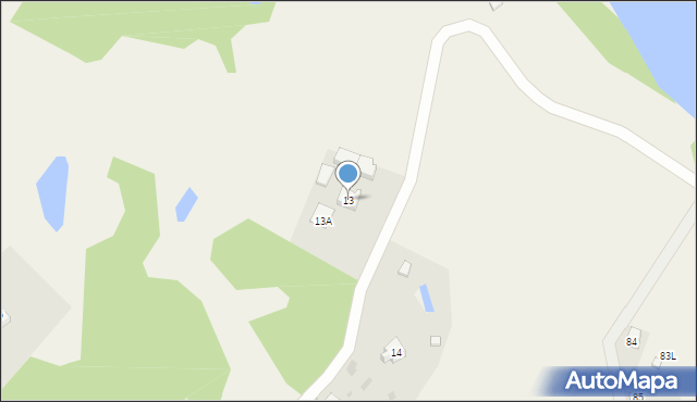 Chrósty, Chrósty, 13, mapa Chrósty