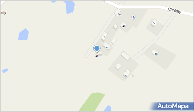 Chrósty, Chrósty, 4a, mapa Chrósty