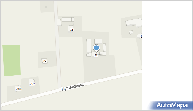 Chrósty Wysińskie, Chrósty Wysińskie, 22, mapa Chrósty Wysińskie