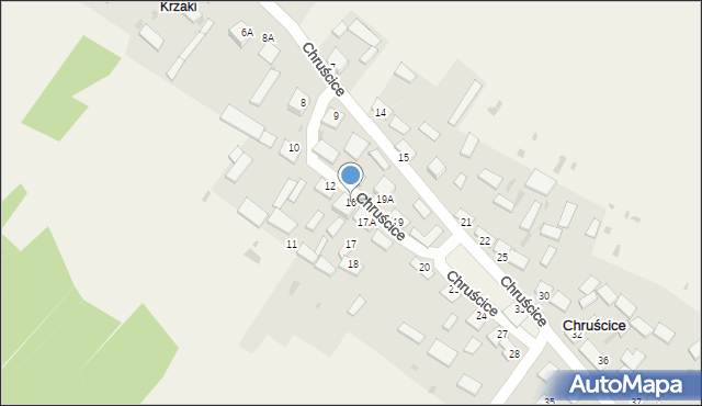 Chruścice, Chruścice, 16, mapa Chruścice