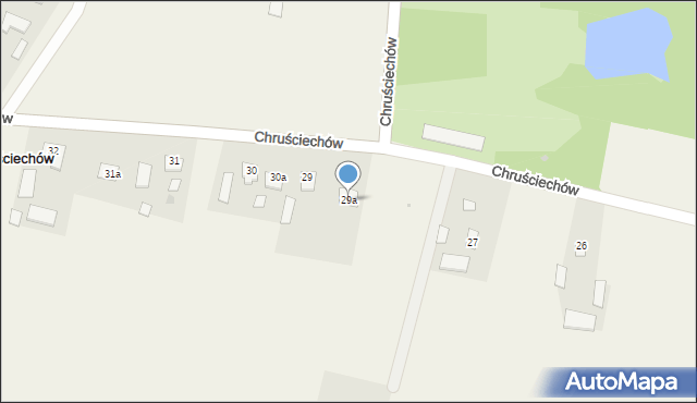 Chruściechów, Chruściechów, 29a, mapa Chruściechów