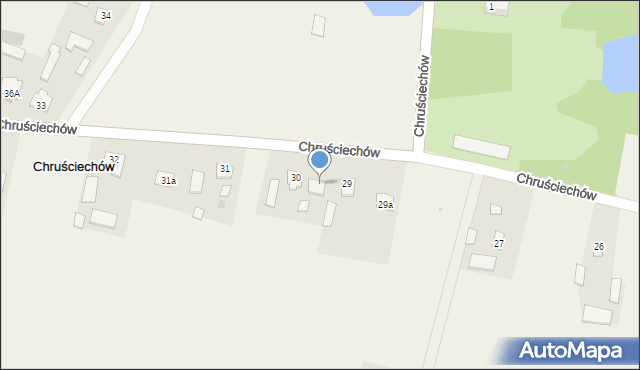 Chruściechów, Chruściechów, 30a, mapa Chruściechów