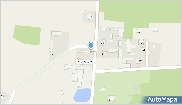 Chruściechów, Chruściechów, 8, mapa Chruściechów