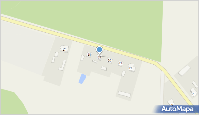 Chruściel, Chruściel, 19, mapa Chruściel