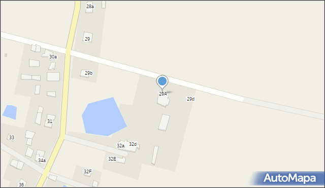Chruściel, Chruściel, 29A, mapa Chruściel