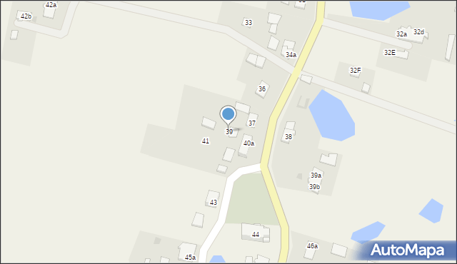 Chruściel, Chruściel, 39, mapa Chruściel