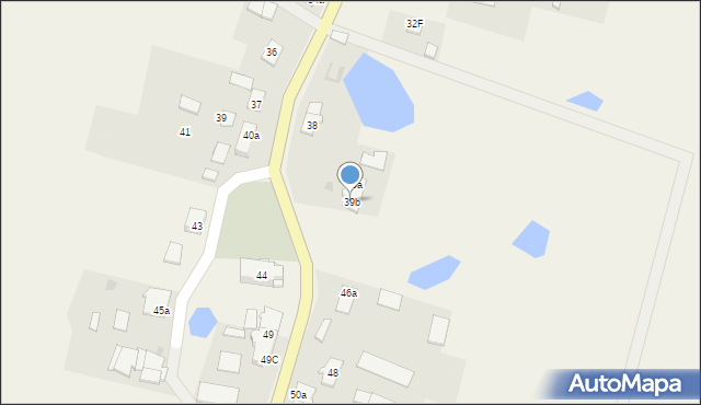 Chruściel, Chruściel, 39b, mapa Chruściel