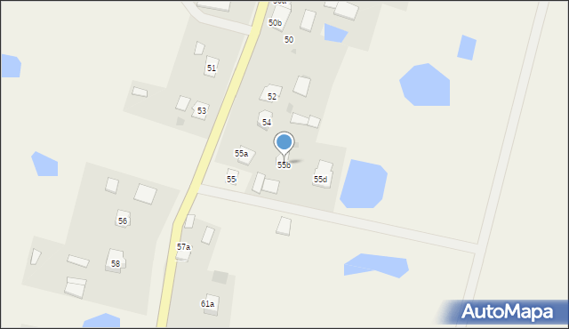 Chruściel, Chruściel, 55b, mapa Chruściel