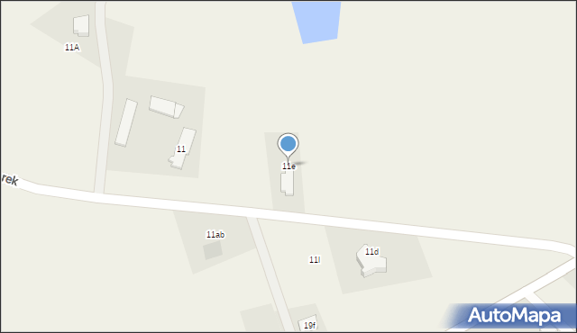 Chruściele, Chruściele, 11e, mapa Chruściele