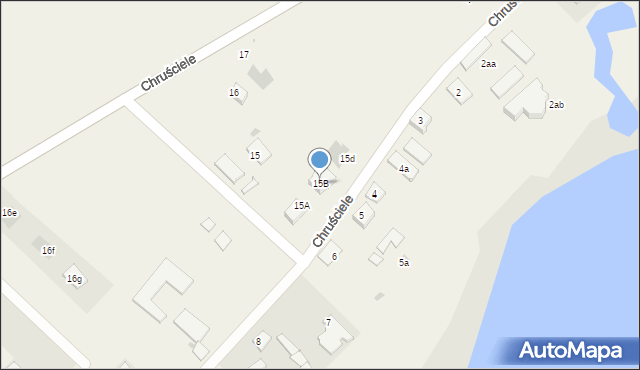 Chruściele, Chruściele, 15B, mapa Chruściele