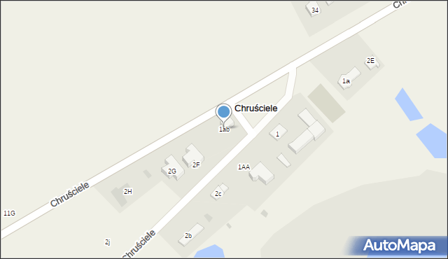 Chruściele, Chruściele, 1ab, mapa Chruściele