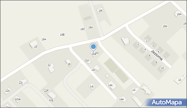 Chruściele, Chruściele, 21a, mapa Chruściele
