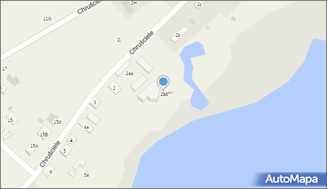 Chruściele, Chruściele, 2ab, mapa Chruściele