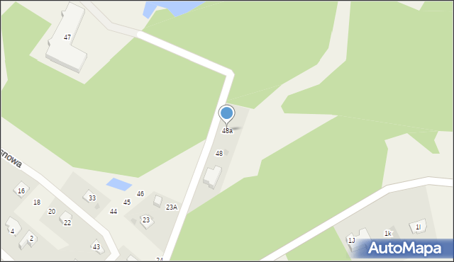Chruściele, Chruściele, 48a, mapa Chruściele