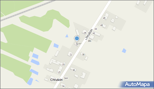 Chruścin, Chruścin, 23, mapa Chruścin