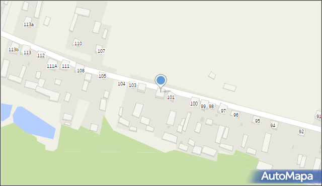 Chruślanki Józefowskie, Chruślanki Józefowskie, 102, mapa Chruślanki Józefowskie