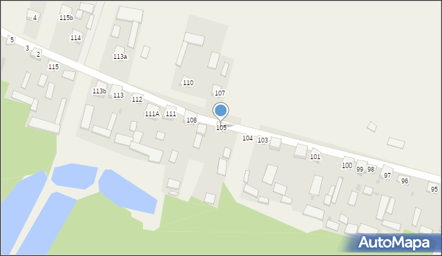 Chruślanki Józefowskie, Chruślanki Józefowskie, 105, mapa Chruślanki Józefowskie