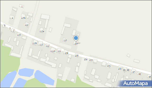 Chruślanki Józefowskie, Chruślanki Józefowskie, 107, mapa Chruślanki Józefowskie