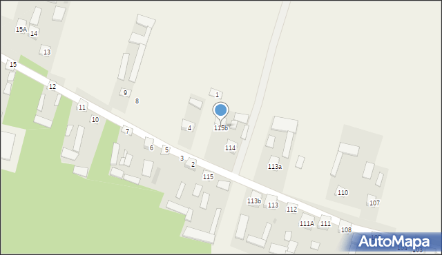 Chruślanki Józefowskie, Chruślanki Józefowskie, 115b, mapa Chruślanki Józefowskie