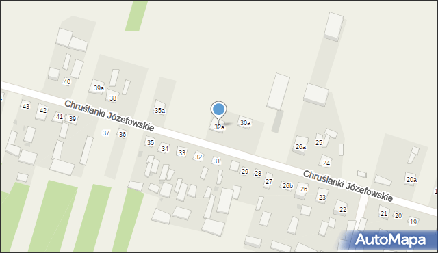 Chruślanki Józefowskie, Chruślanki Józefowskie, 32a, mapa Chruślanki Józefowskie