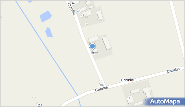 Chruśle, Chruśle, 41, mapa Chruśle