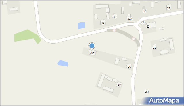 Chruślice, Chruślice, 20a, mapa Chruślice