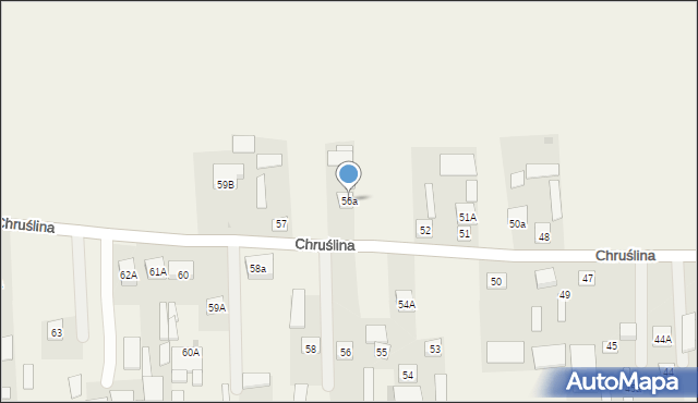 Chruślina, Chruślina, 56a, mapa Chruślina
