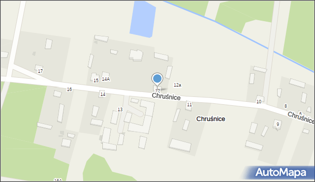 Chruśnice, Chruśnice, 12, mapa Chruśnice