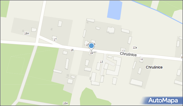 Chruśnice, Chruśnice, 14, mapa Chruśnice