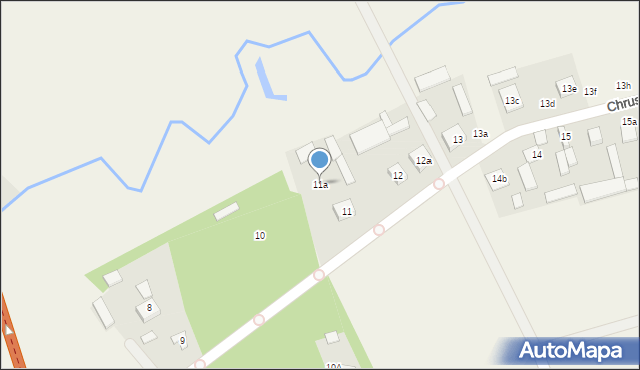 Chrustne, Chrustne, 11a, mapa Chrustne
