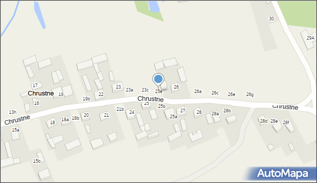 Chrustne, Chrustne, 23e, mapa Chrustne