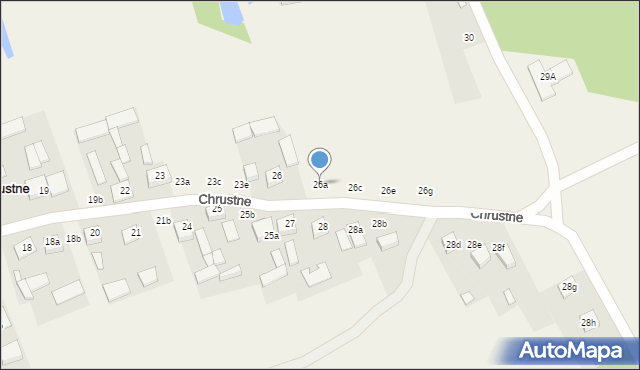 Chrustne, Chrustne, 26a, mapa Chrustne