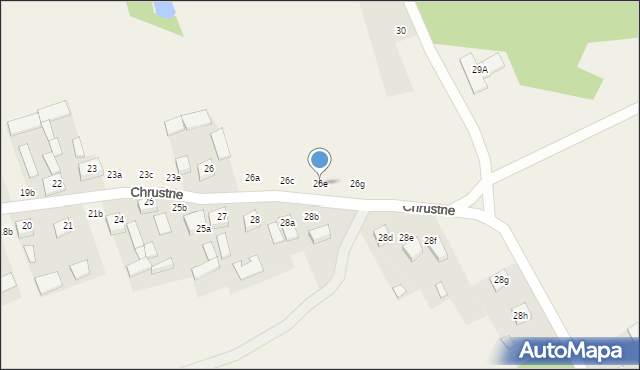 Chrustne, Chrustne, 26e, mapa Chrustne