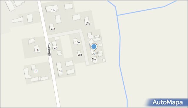 Chrustowo, Chrustowo, 20, mapa Chrustowo