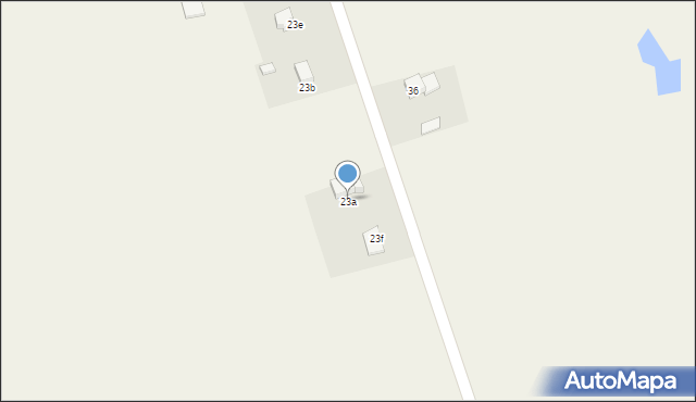 Chrustowo, Chrustowo, 23a, mapa Chrustowo