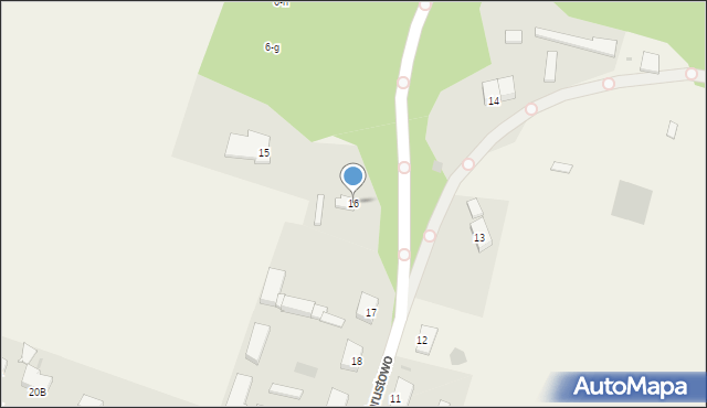 Chrustowo, Chrustowo, 16, mapa Chrustowo
