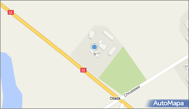 Chrustowo, Chrustowo, 35, mapa Chrustowo