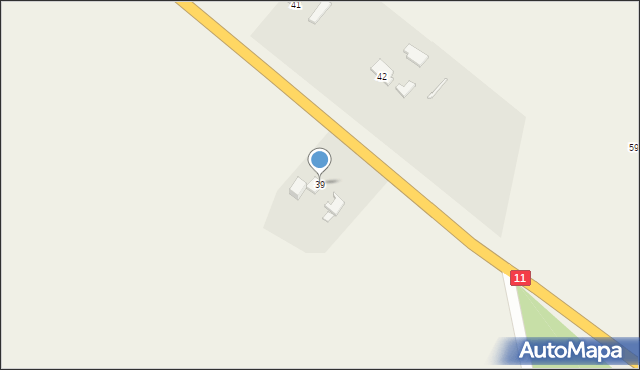 Chrustowo, Chrustowo, 39, mapa Chrustowo