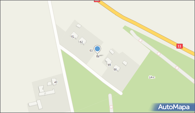 Chrustowo, Chrustowo, 64, mapa Chrustowo