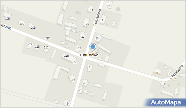 Chrustowo, Chrustowo, 9, mapa Chrustowo